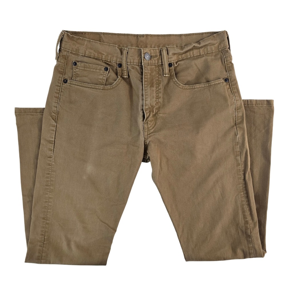 Levi's 502 Taper Fit Jeans W31 L32 Mens‎ Pants Tan Brown Comfort Stretch